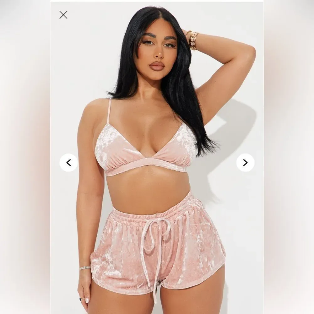 RACHEL VELVET LUXE PJ ROBE SET